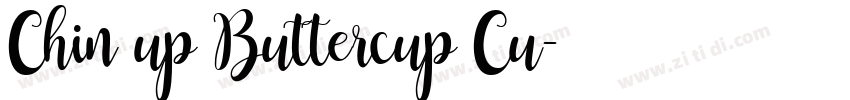 Chin up Buttercup Cu字体转换